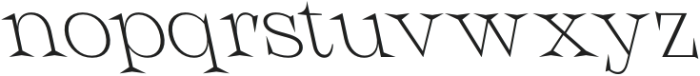 CS Victoria Reverse Italic otf (400) Font LOWERCASE