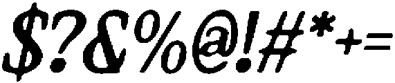 CS Vincero Drawn Italic otf (400) Font OTHER CHARS
