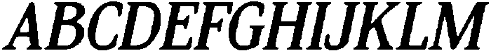 CS Vincero Drawn Italic otf (400) Font UPPERCASE