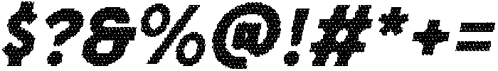 CS Violeta Disco Italic otf (400) Font OTHER CHARS