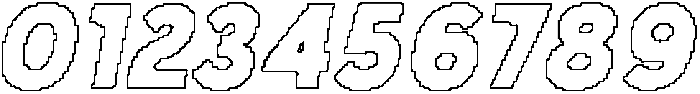 CS Violeta Pixel Outline otf (400) Font OTHER CHARS