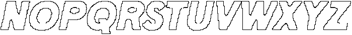 CS Violeta Pixel Outline otf (400) Font UPPERCASE