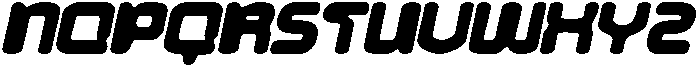 CS Visible Drawn Italic otf (400) Font UPPERCASE