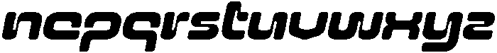 CS Visible Italic otf (400) Font LOWERCASE