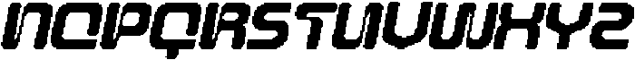 CS Visible Pixel Regular otf (400) Font UPPERCASE