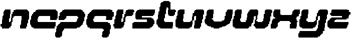 CS Visible Pixel Regular otf (400) Font LOWERCASE