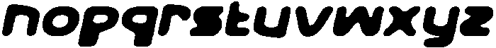 CS Vision Drawn Italic otf (400) Font LOWERCASE