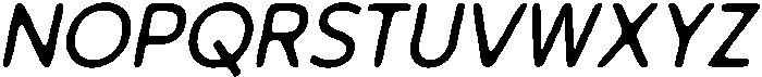 CS Volatile Drawn Italic otf (400) Font UPPERCASE