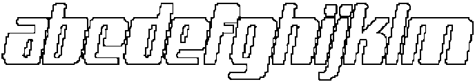 CS Vontech Pixel Outline otf (400) FONT