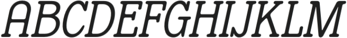 CS Wagner Italic otf (400) Font UPPERCASE