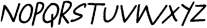 CS Wantage Italic otf (400) Font UPPERCASE