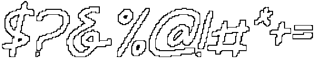 CS Wantage Pixel Outline otf (400) Font OTHER CHARS