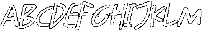 CS Wantage Pixel Outline otf (400) Font