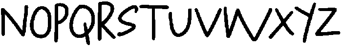 CS Wantage Regular otf (400) Font UPPERCASE