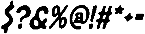 CS Warped Drawn Italic otf (400) Font OTHER CHARS