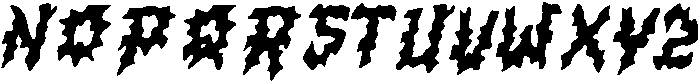 CS Watcher Drawn Italic otf (400) Font UPPERCASE