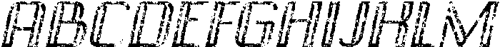 CS Watson Stamp Italic otf (400) Font UPPERCASE