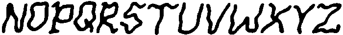 CS Wavelle Drawn Italic otf (400) Font UPPERCASE