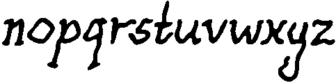 CS Wavelle Drawn Italic otf (400) Font LOWERCASE
