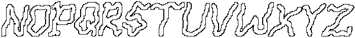 CS Wavelle Pixel Outline otf (400) Font UPPERCASE