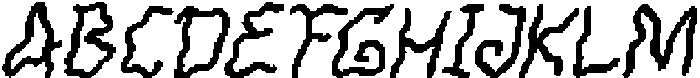 CS Wavelle Pixel Regular otf (400) Font UPPERCASE