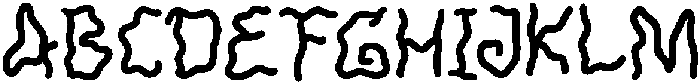 CS Wavelle Regular otf (400) Font UPPERCASE