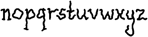 CS Wavelle Regular otf (400) Font LOWERCASE