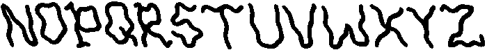 CS Wavelle Reverse Italic otf (400) Font UPPERCASE