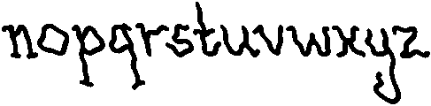 CS Wavelle Reverse Italic otf (400) Font LOWERCASE