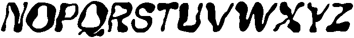 CS Weldon Drawn Italic otf (400) Font UPPERCASE