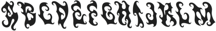 CS Werewolf Reverse Italic otf (400) Font UPPERCASE