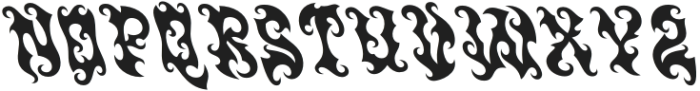 CS Werewolf Reverse Italic otf (400) Font UPPERCASE