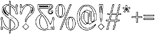 CS Whale Stippled Regular otf (400) Font OTHER CHARS