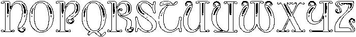 CS Whale Stippled Regular otf (400) Font UPPERCASE