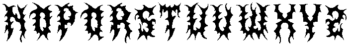CS Whicker Regular otf (400) Font UPPERCASE