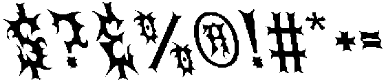 CS Whicker Reverse Italic otf (400) Font OTHER CHARS
