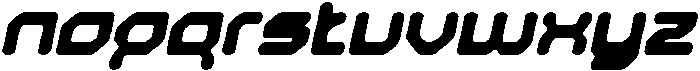 CS Whiplash Drawn Italic otf (400) Font LOWERCASE