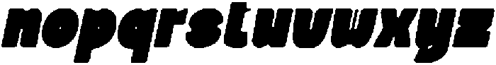 CS Whitney Drawn Italic otf (400) Font LOWERCASE