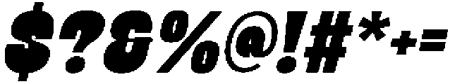 CS Whitney Italic otf (400) Font OTHER CHARS