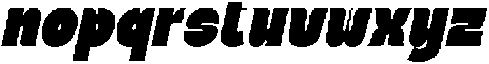 CS Whitney Italic otf (400) Font LOWERCASE