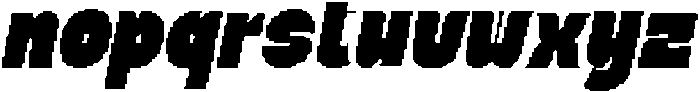 CS Whitney Pixel Regular otf (400) Font LOWERCASE