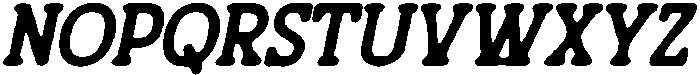 CS Wichita Drawn Italic otf (400) Font UPPERCASE