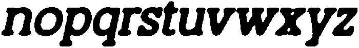 CS Wichita Drawn Italic otf (400) Font LOWERCASE