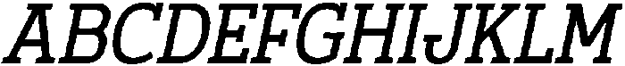 CS Wichita Italic otf (400) Font UPPERCASE