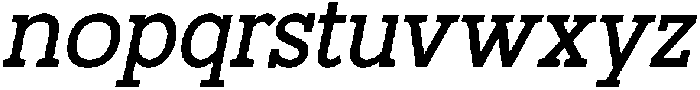 CS Wichita Italic otf (400) Font LOWERCASE