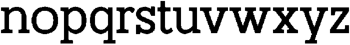 CS Wichita Regular otf (400) Font LOWERCASE