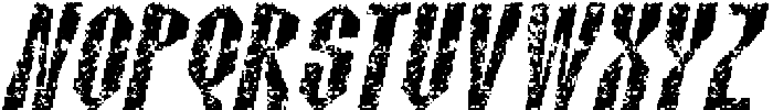 CS Wicked Stamp Italic otf (400) Font UPPERCASE
