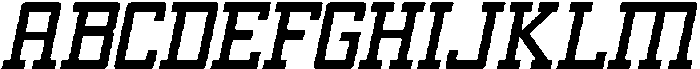 CS Wilford Italic otf (400) Font UPPERCASE