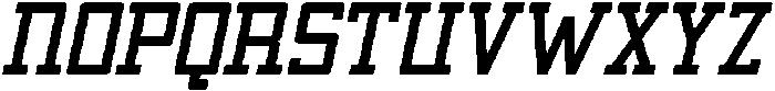 CS Wilford Italic otf (400) Font UPPERCASE