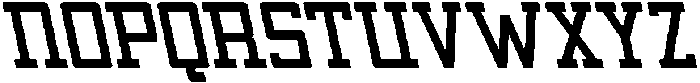 CS Wilford Reverse Italic otf (400) Font UPPERCASE